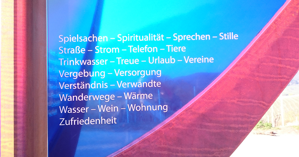 Station 2 - Kelch der Dankbarkeit und Freude