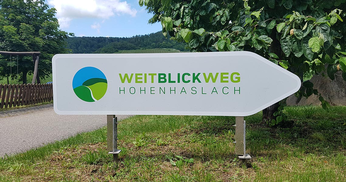 Schild Weitblickweg